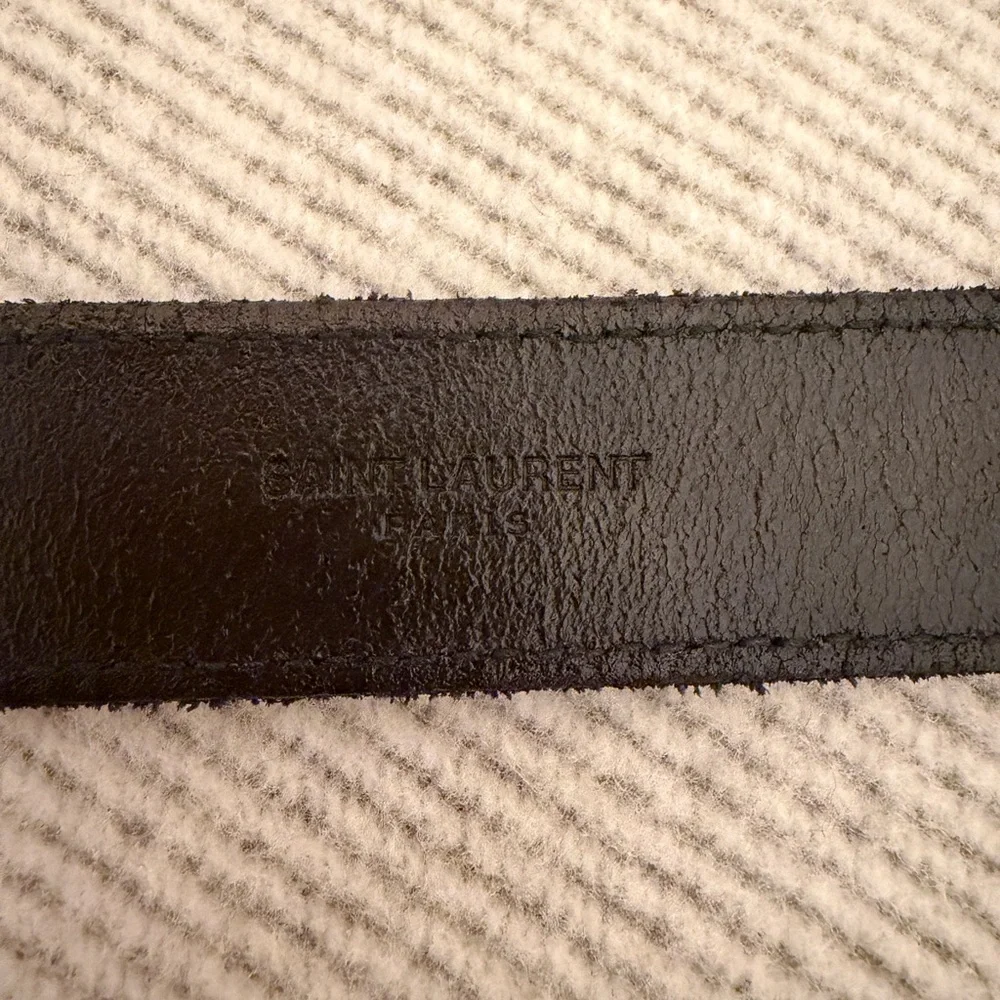 Saint Laurent Logo Belt